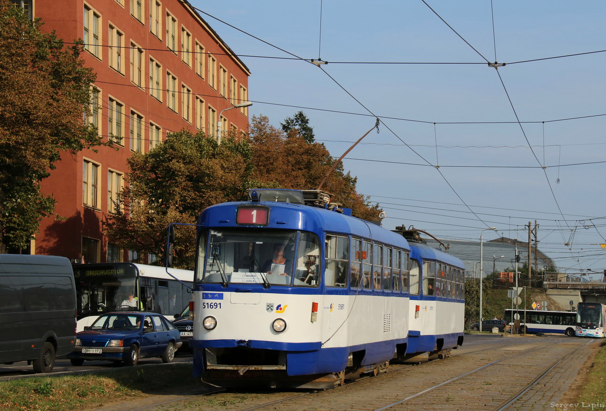 Рига, Tatra T3A № 51691