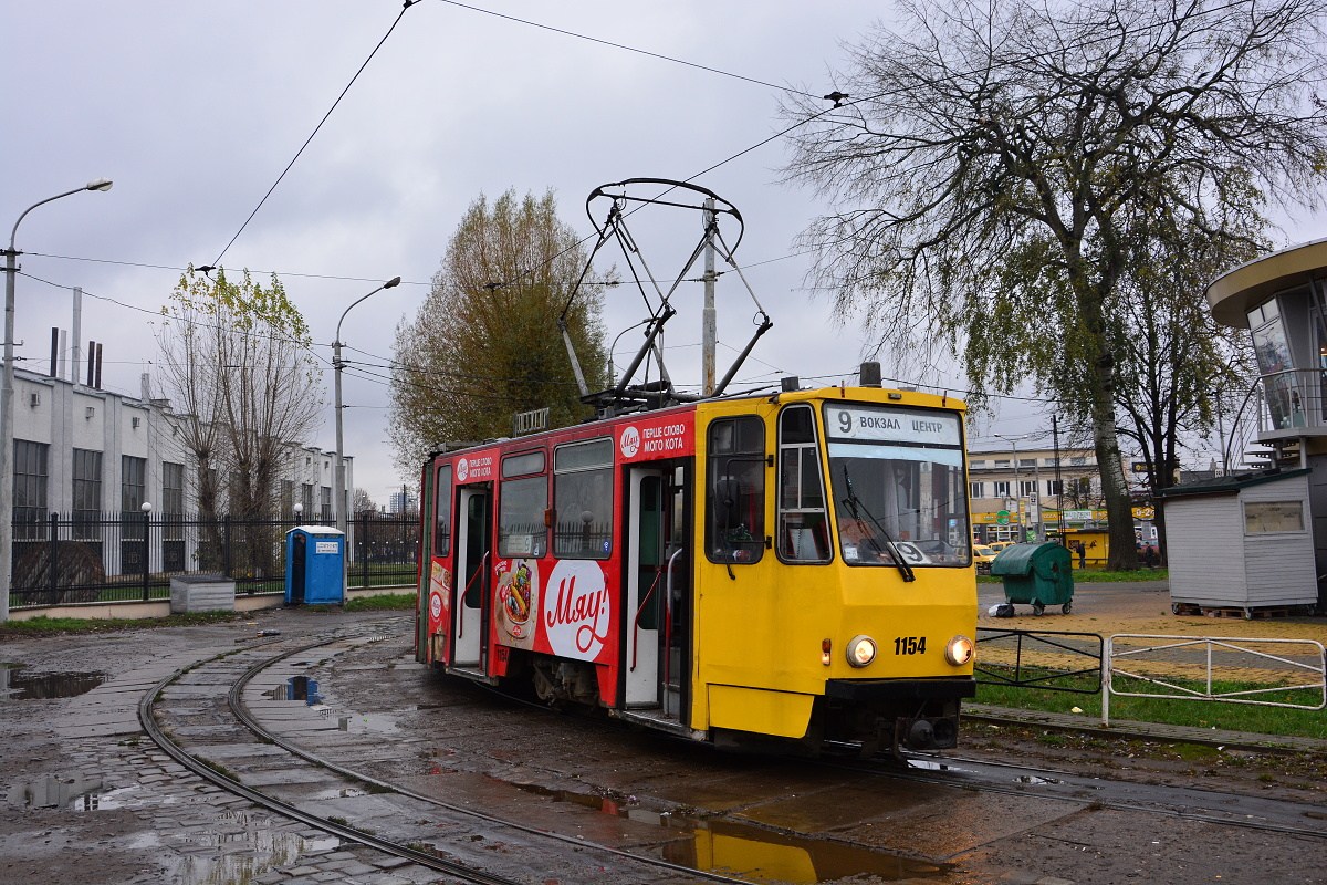 Львов, Tatra KT4D № 1154