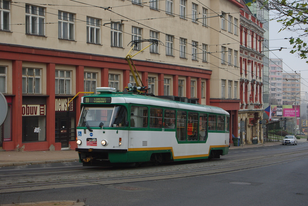 Liberec - Jablonec nad Nisou, Tatra T3R.PLF № 23