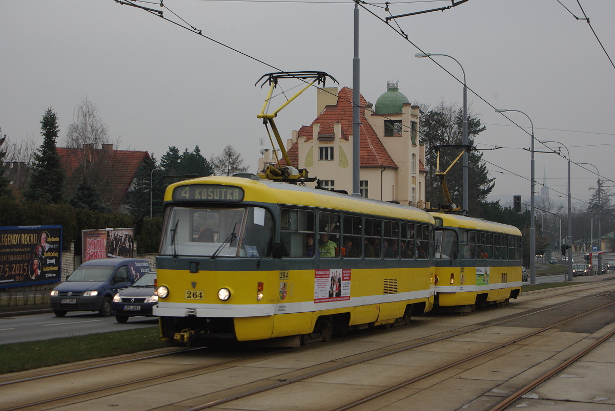 Plzeň, Tatra T3R.P č. 264; Plzeň, Tatra T3R.P č. 261