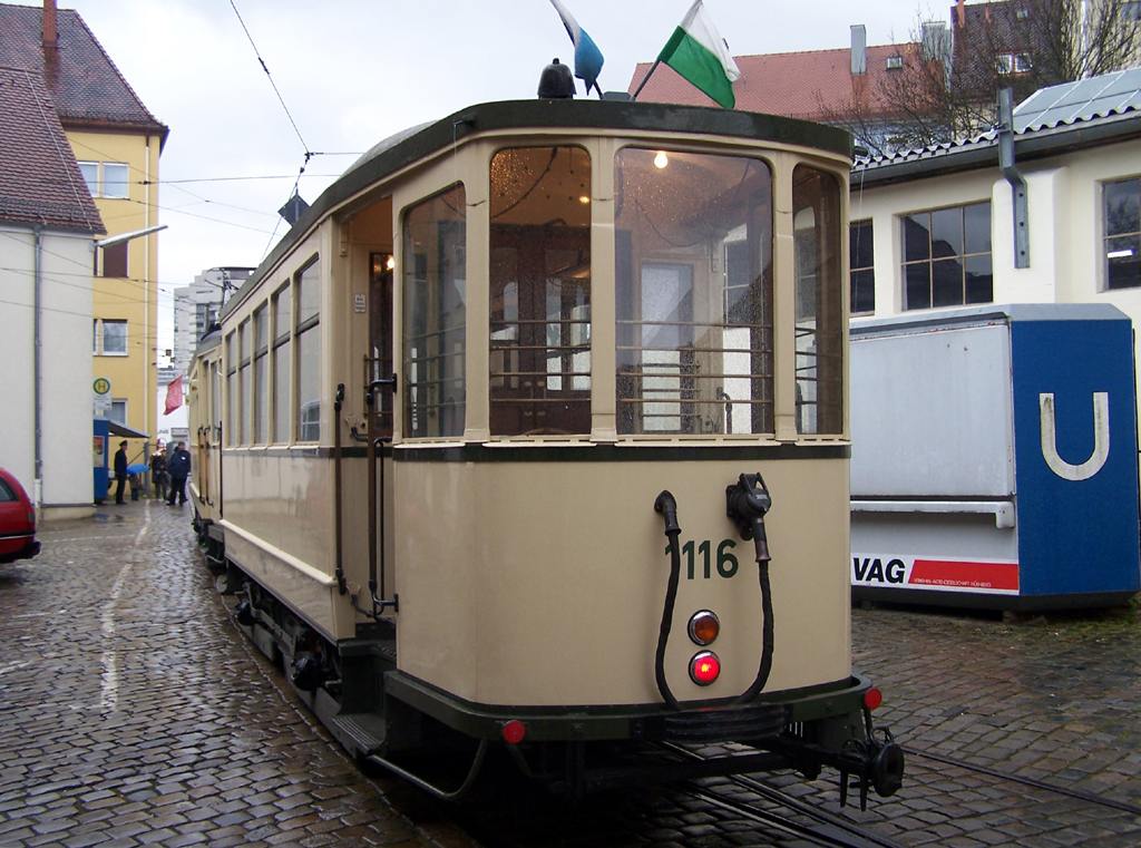 Nuremberg, MAN 2-axle trailer car nr. 1116