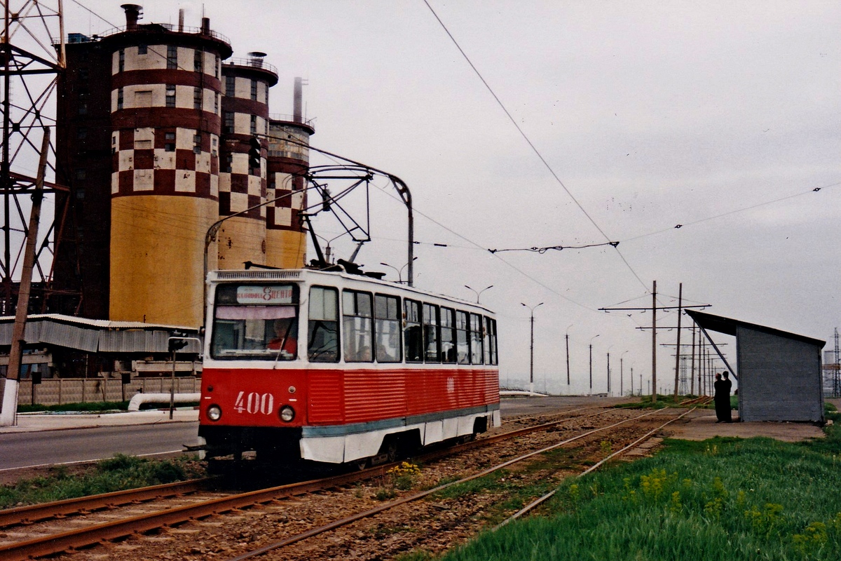 Горловка, 71-605 (КТМ-5М3) № 400; Горловка — Заказная поездка на вагоне 400, 18 мая 1998 года; Горловка — Фотографии Алекса Краковски — 18.05.1998