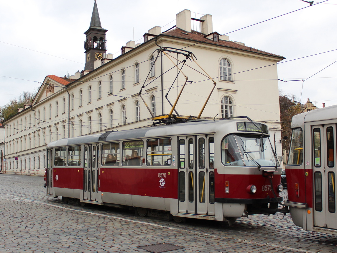 Прага, Tatra T3R.P № 8570