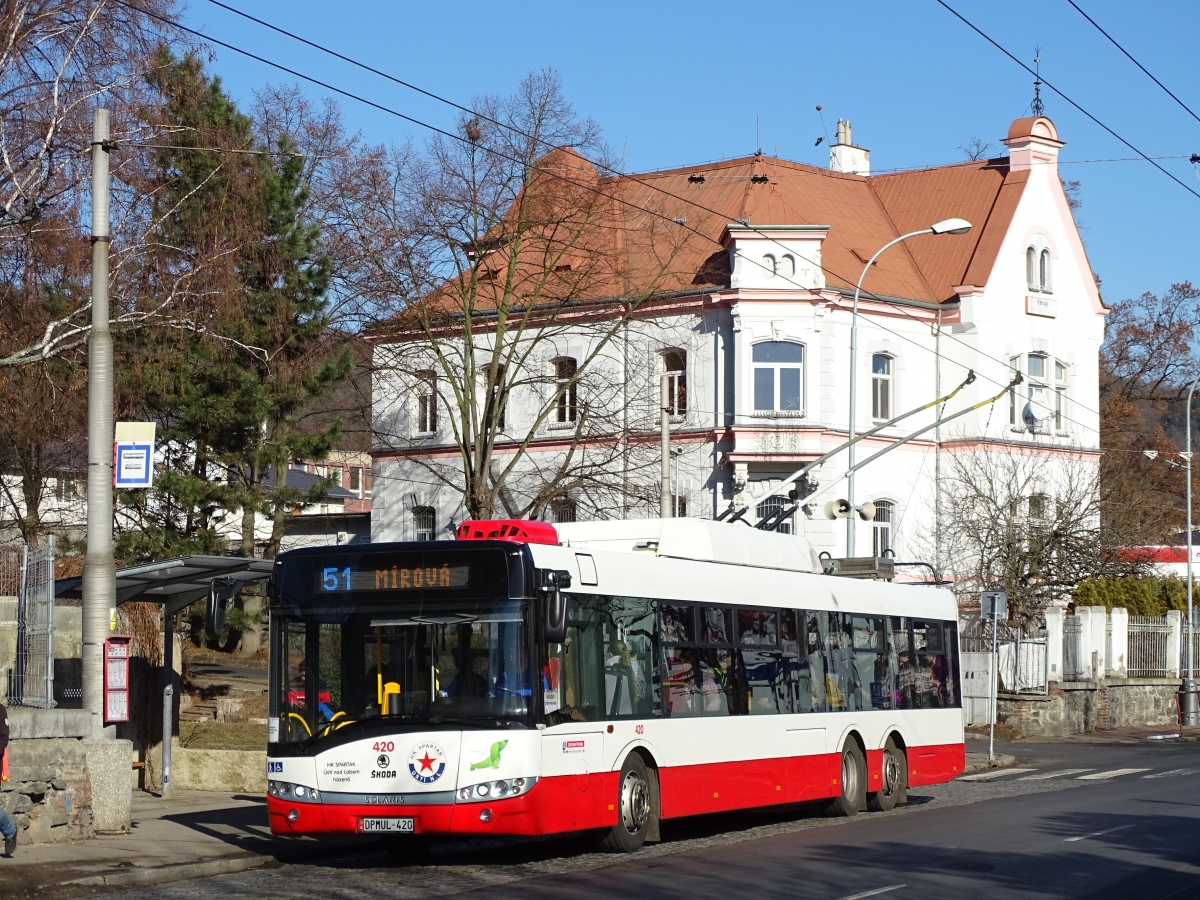 Ústí nad Labem, Škoda 28Tr Solaris III č. 420