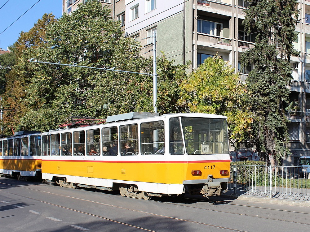 Sofia, Tatra T6B5B # 4117