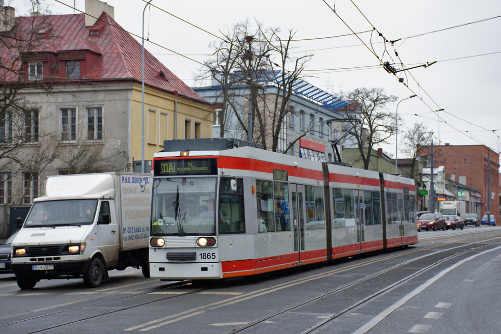 Łódź, Duewag MGT6D Nr 1865