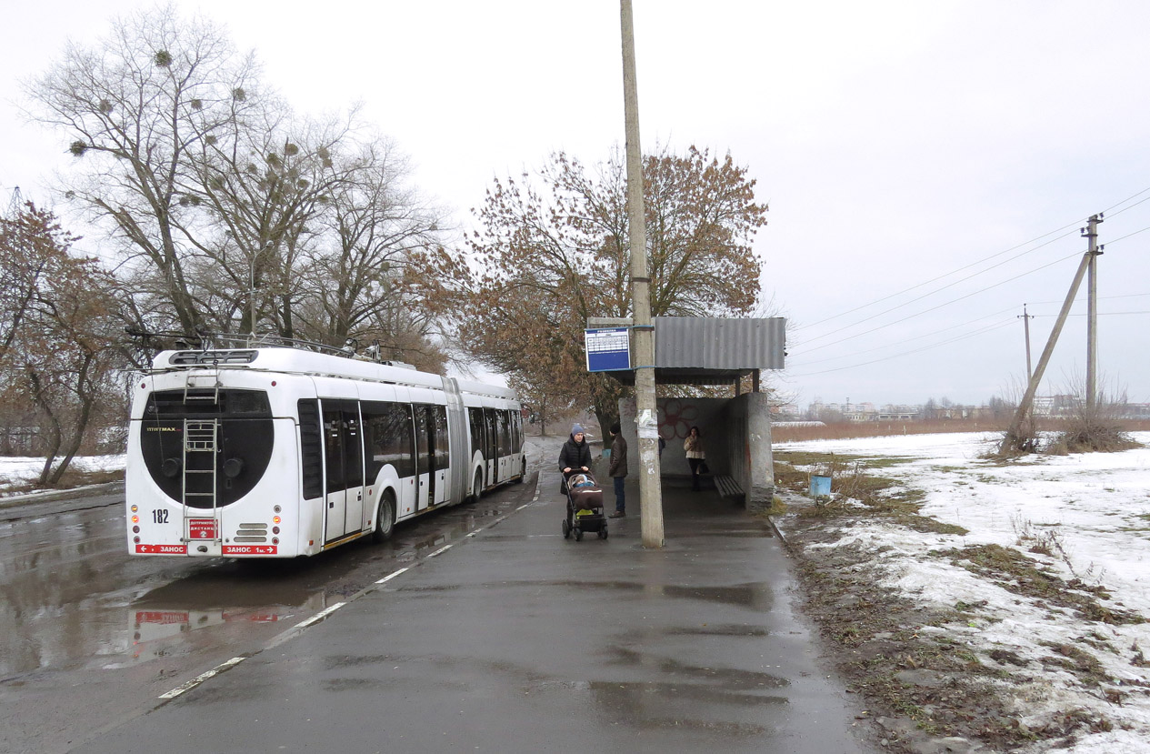 Rivne, BKM 43303А № 182; Rivne — Trolleybus Lines with Use of Auxiliary Power