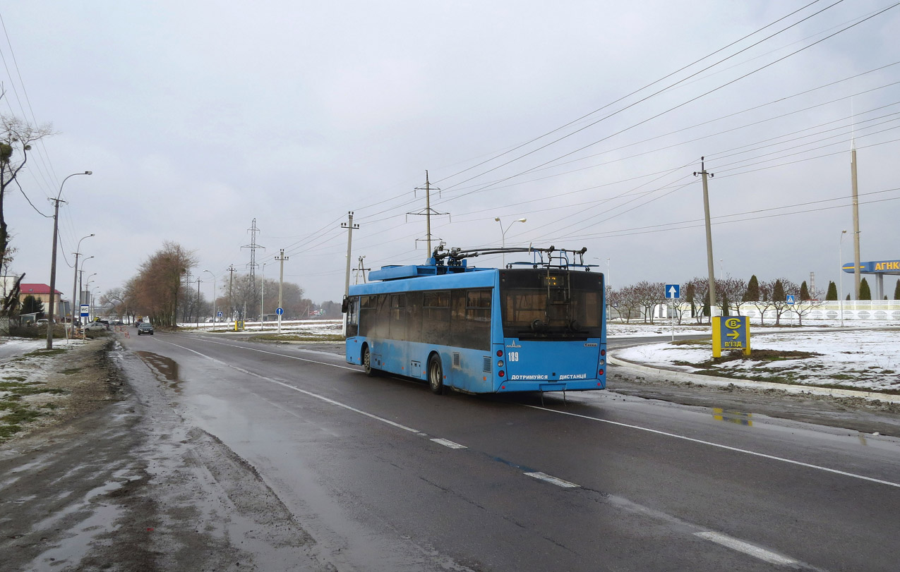 Ровно, Дніпро Т203 № 189; Ровно — Троллейбусные маршруты с использованием автономного хода