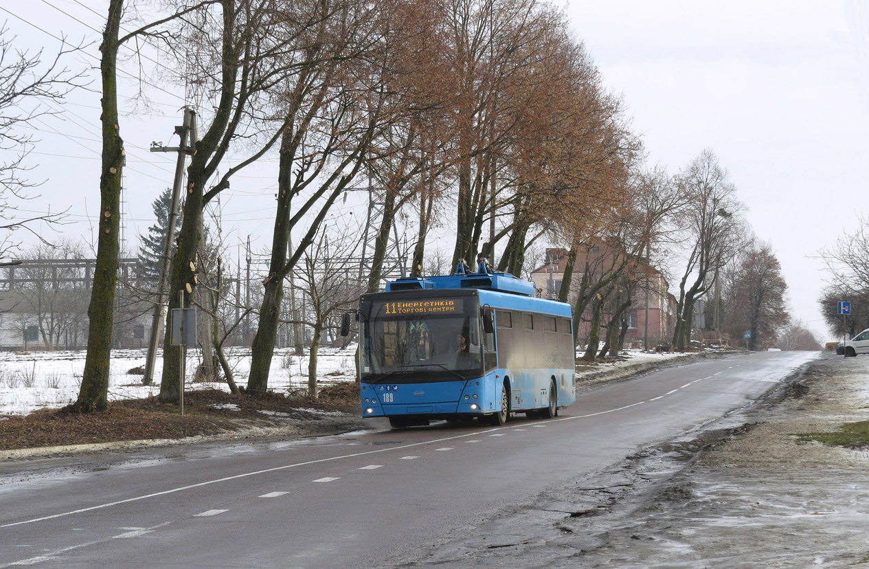 Ровно, Дніпро Т203 № 189; Ровно — Троллейбусные маршруты с использованием автономного хода