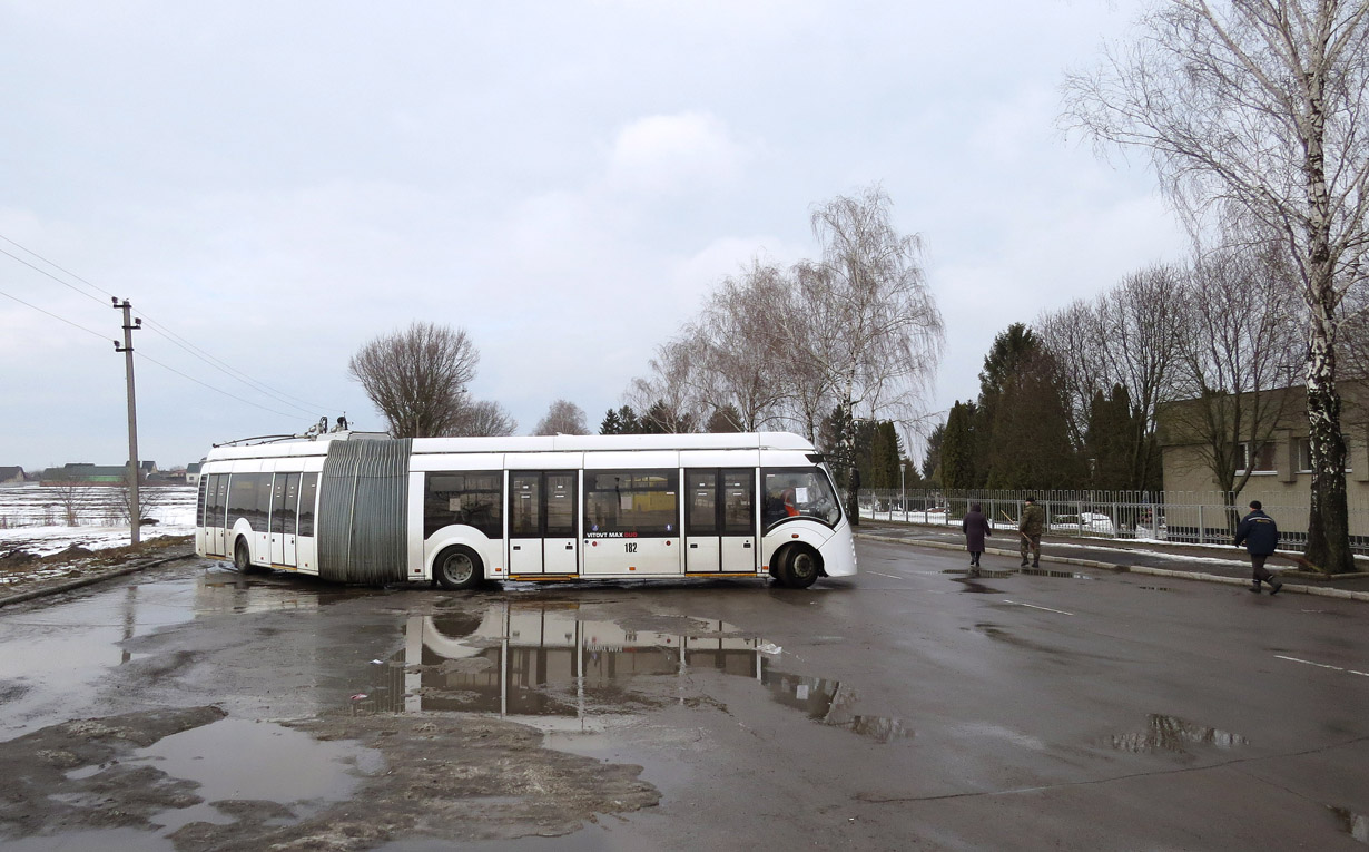 Rivne, BKM 43303А № 182; Rivne — Trolleybus Lines with Use of Auxiliary Power