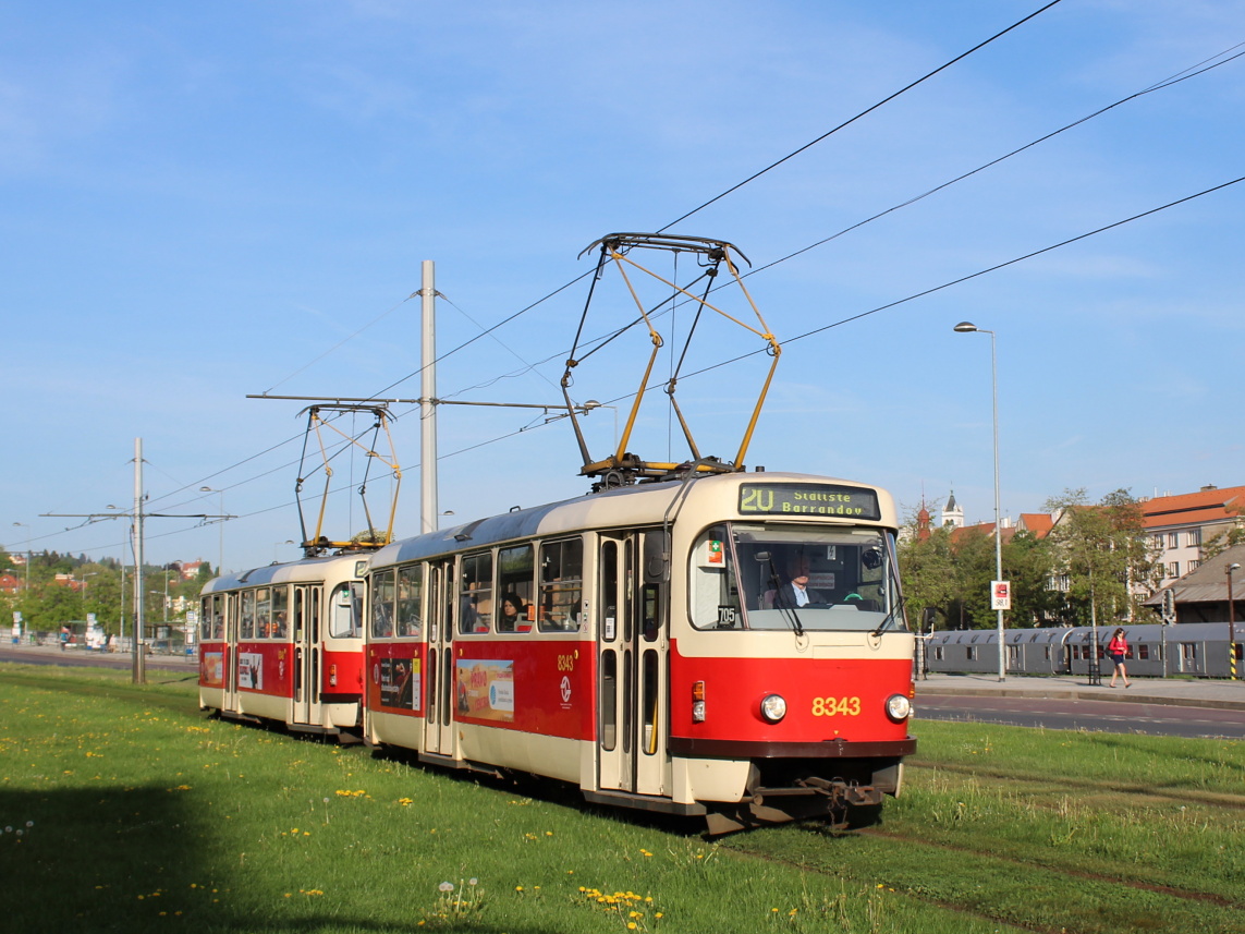 Prag, Tatra T3R.P Nr. 8343