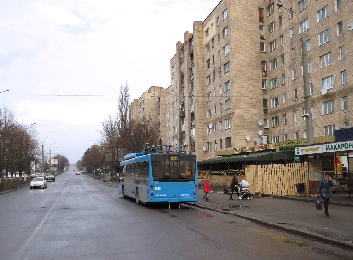 Ровно, Дніпро Т203 № 191; Ровно — Троллейбусные маршруты с использованием автономного хода