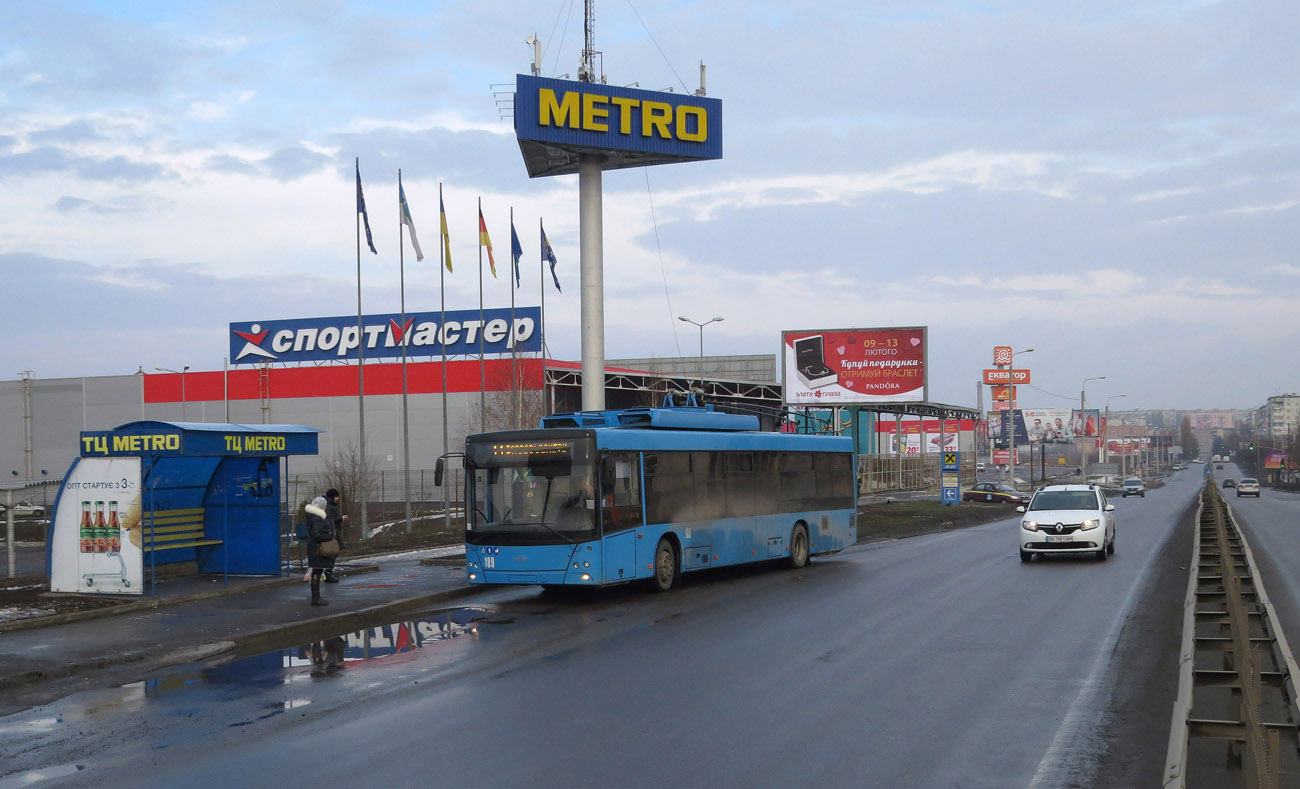Rovno, Dnipro T203 — 189; Rovno — Trolleybus Lines with Use of Auxiliary Power