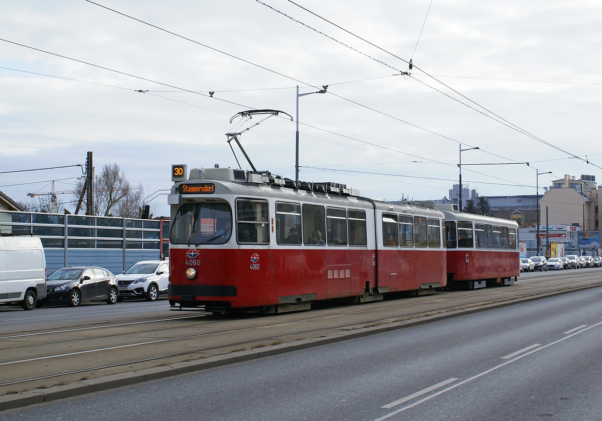 Vienna, SGP Type E2 № 4060; Vienna, Bombardier Type c5 № 1460