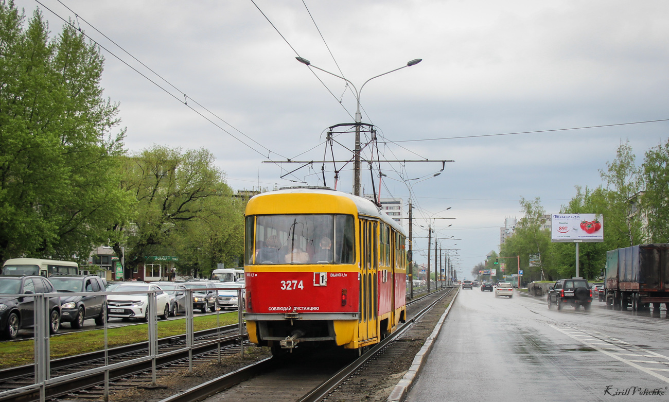 Barnaul, Tatra T3SU # 3274