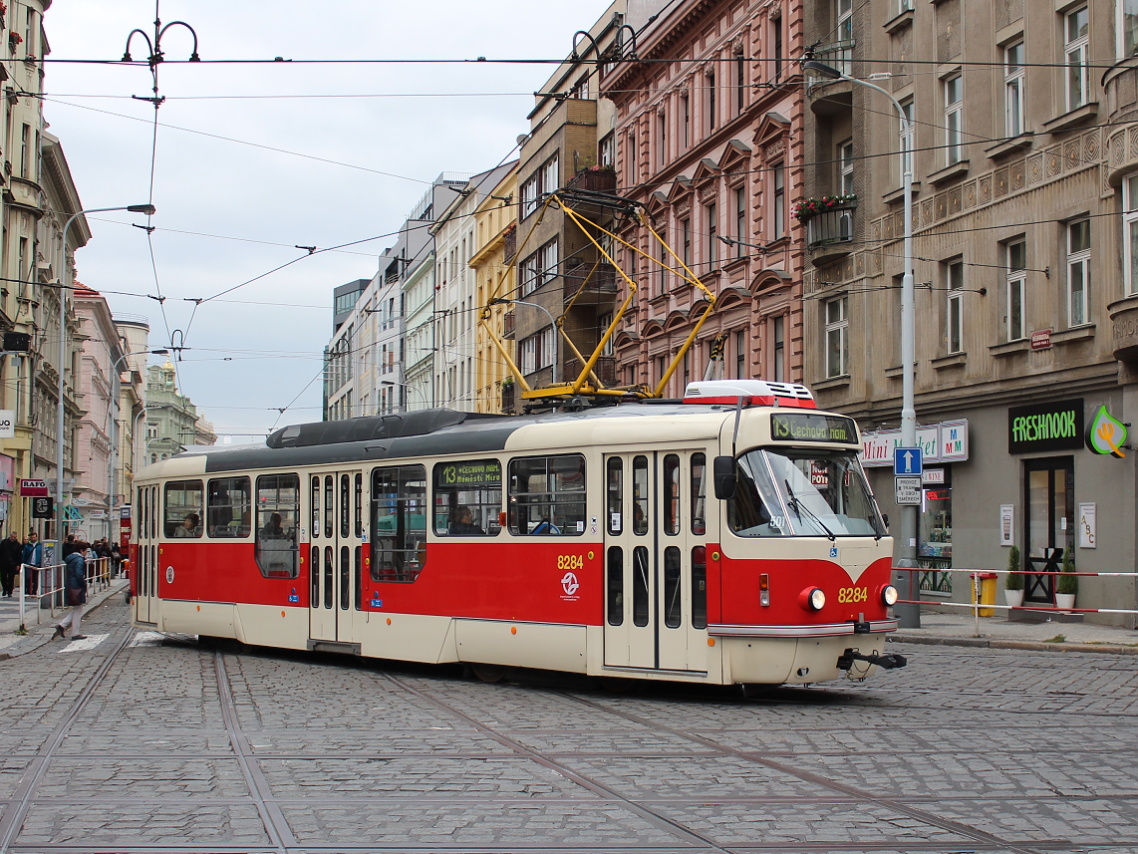 Прага, Tatra T3R.PLF № 8284