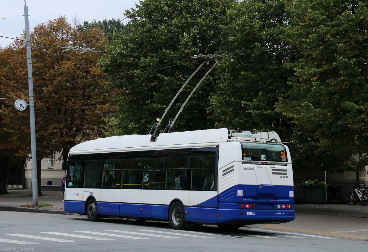 Рига, Škoda 24Tr Irisbus Citelis № 18023