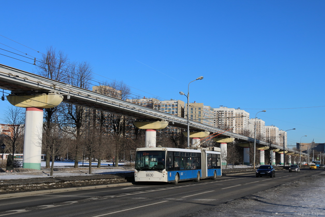 Москва, Тролза-6206.01 «Мегаполис» № 6630