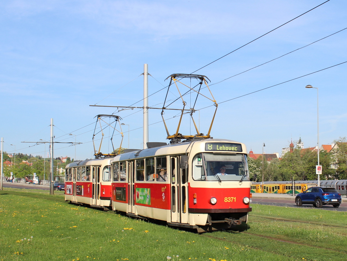 Прага, Tatra T3R.P № 8371