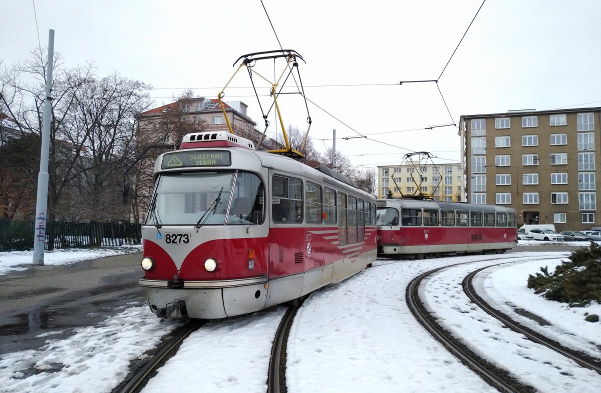 Прага, Tatra T3R.PLF № 8273