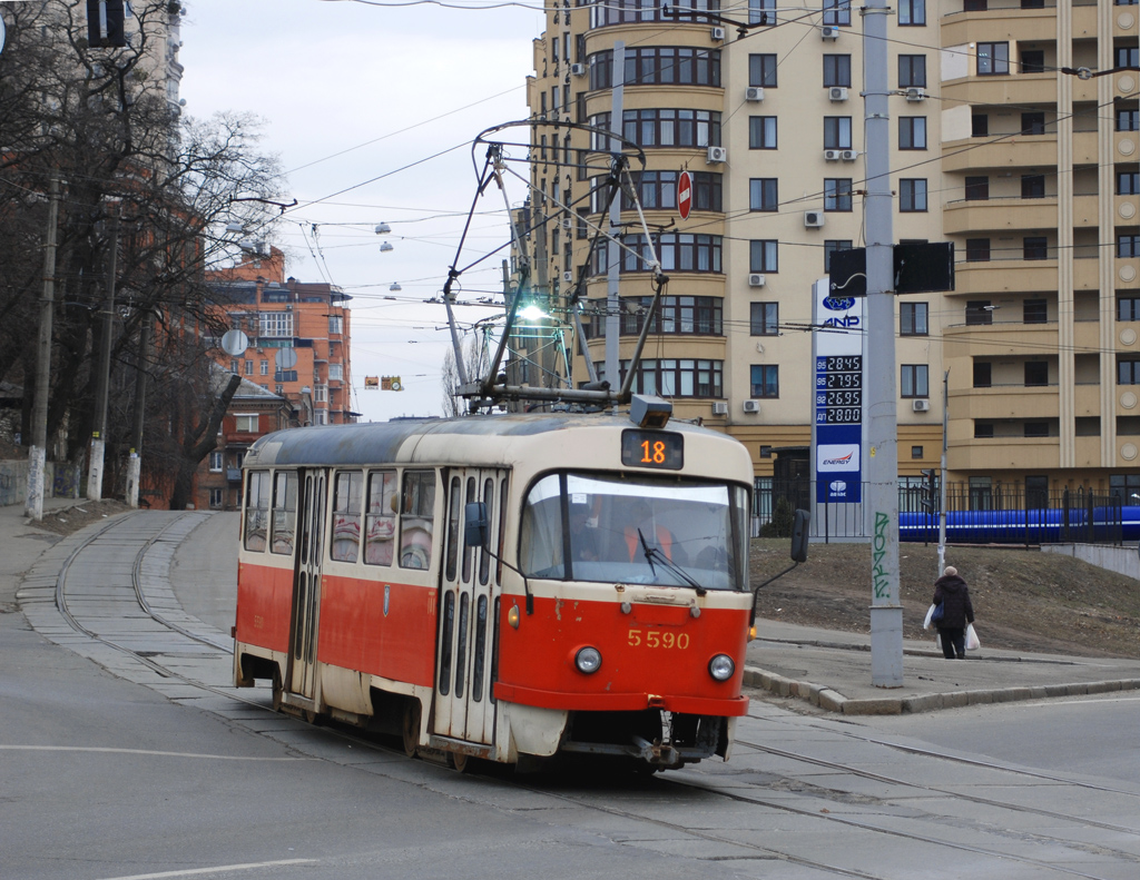 Kijów, Tatra T3SU Nr 5590