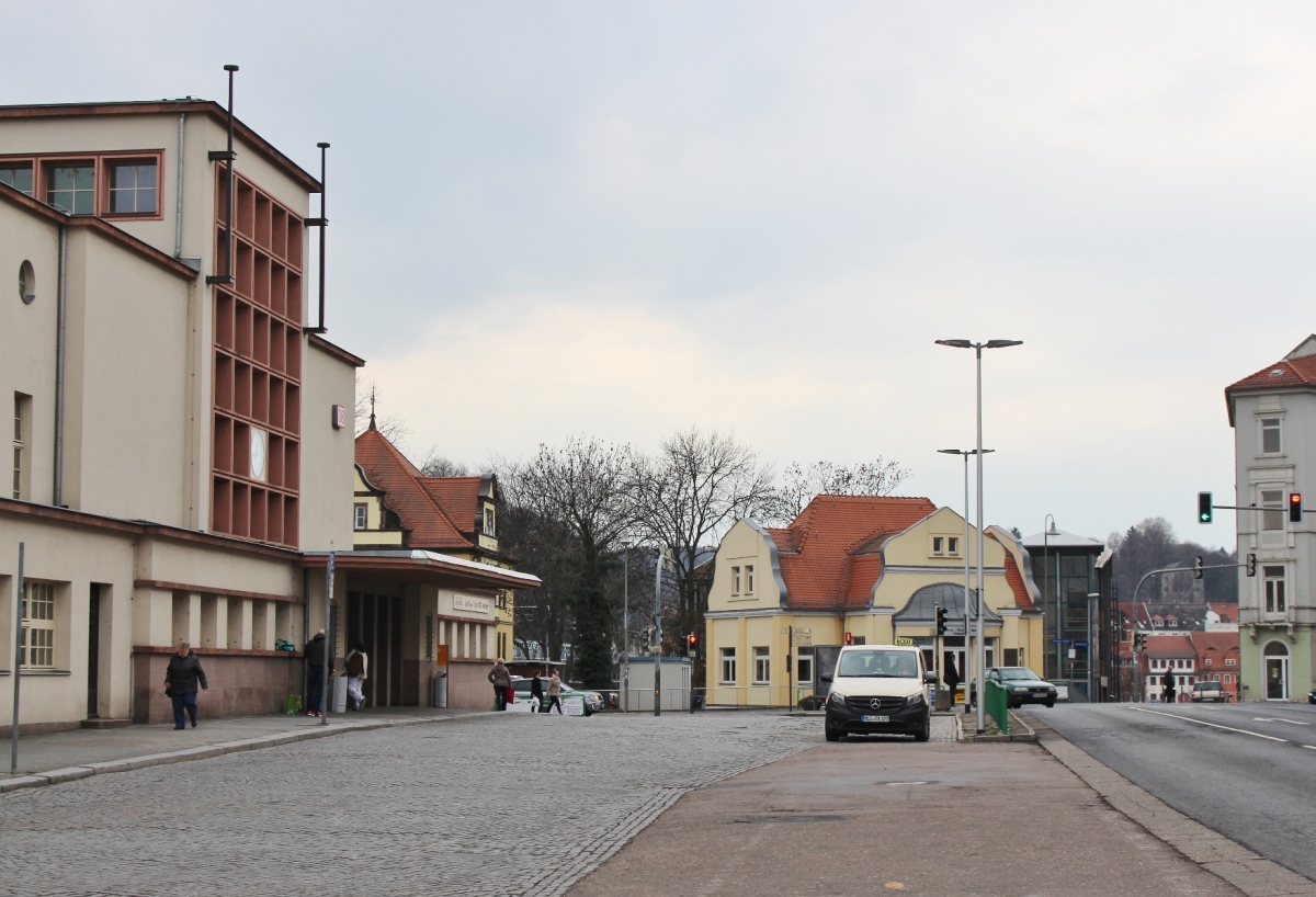 Meissen — Former tram tracks • Ehemalige Straßenbahnstrecken