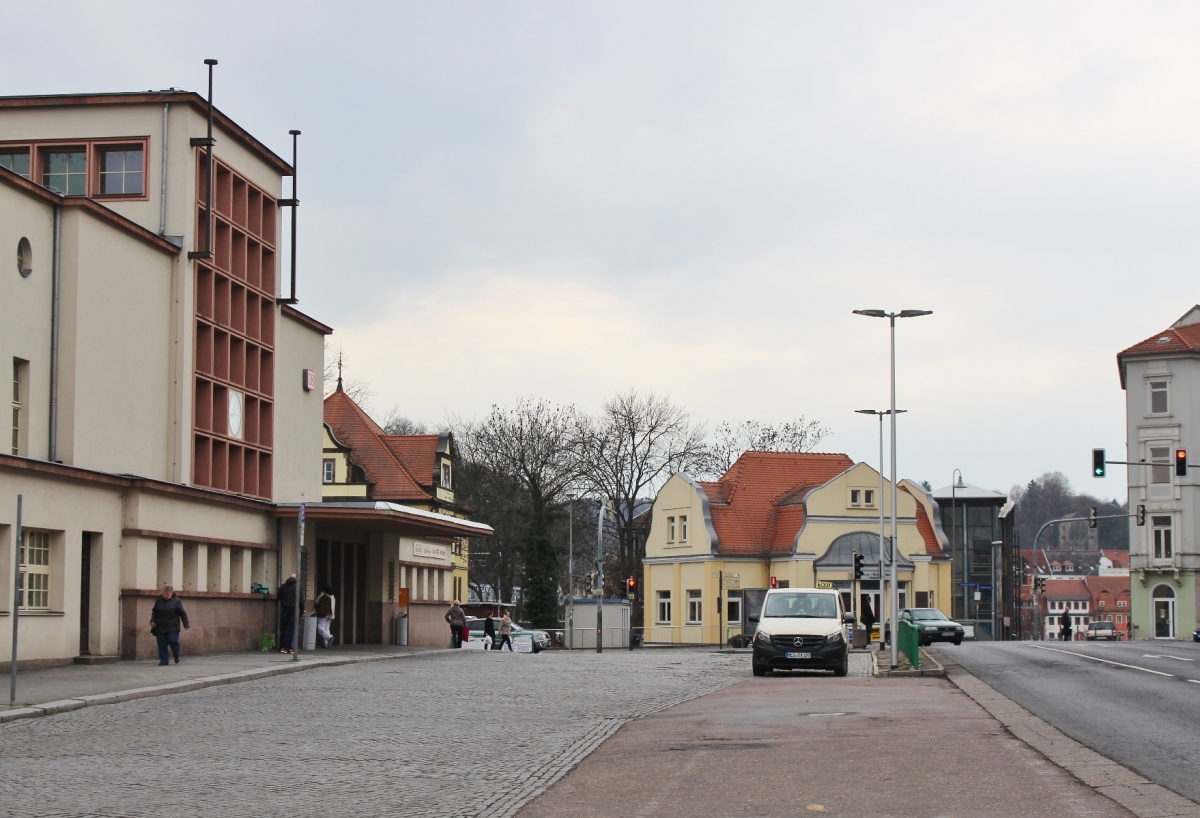 Meißen — Former tram tracks • Ehemalige Straßenbahnstrecken