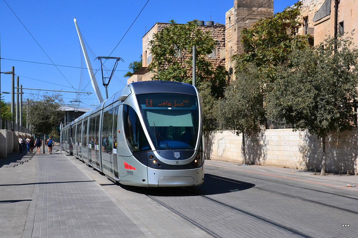 Jérusalem, Alstom Citadis 302 N°. 06