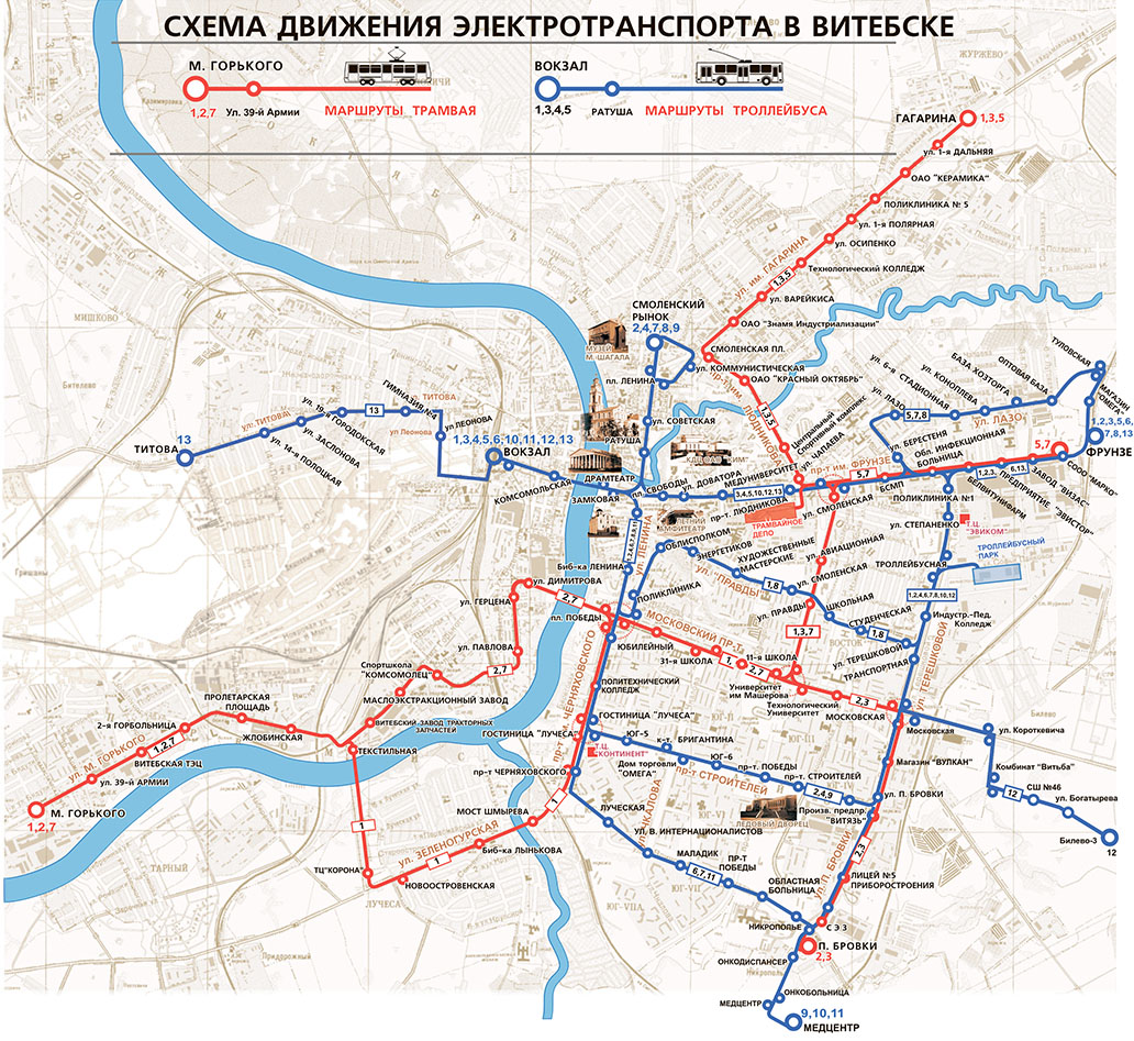 Witebsk — Maps