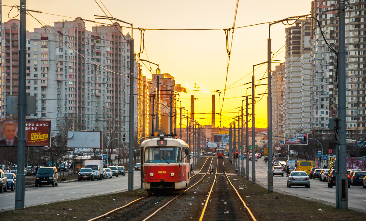 Kyiv, Tatra T3SUCS # 5636