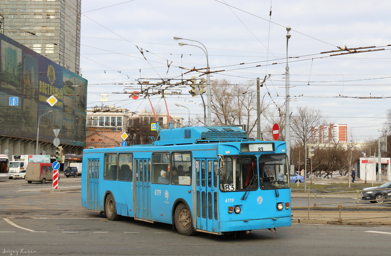 Москва, ЗиУ-682ГМ1 (с широкой передней дверью) № 6119