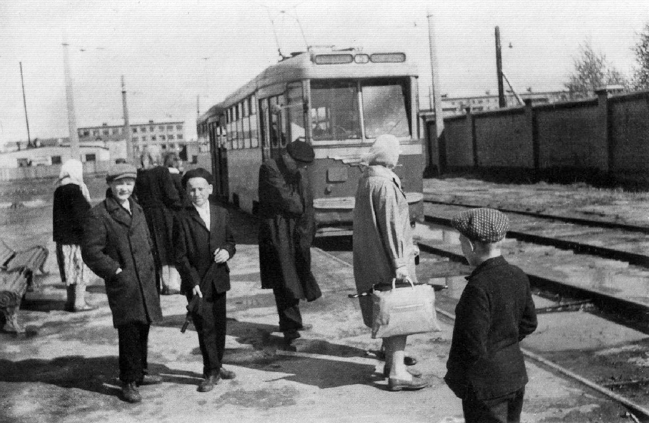 Ivanovo — Old photos; Ivanovo — Tram line to IZTS (route 5)