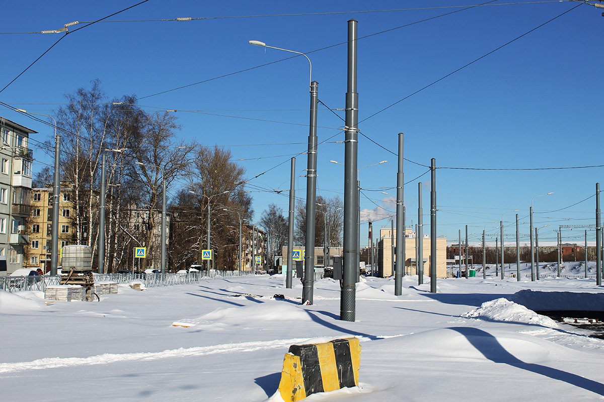 Pietari — Terminal stations; Pietari — Tram lines construction