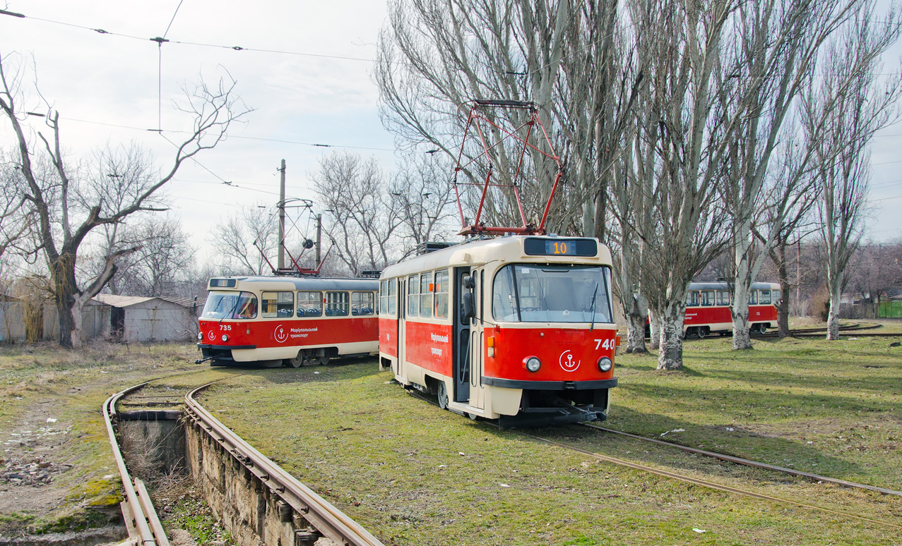 Мариуполь, Tatra T3A № 740