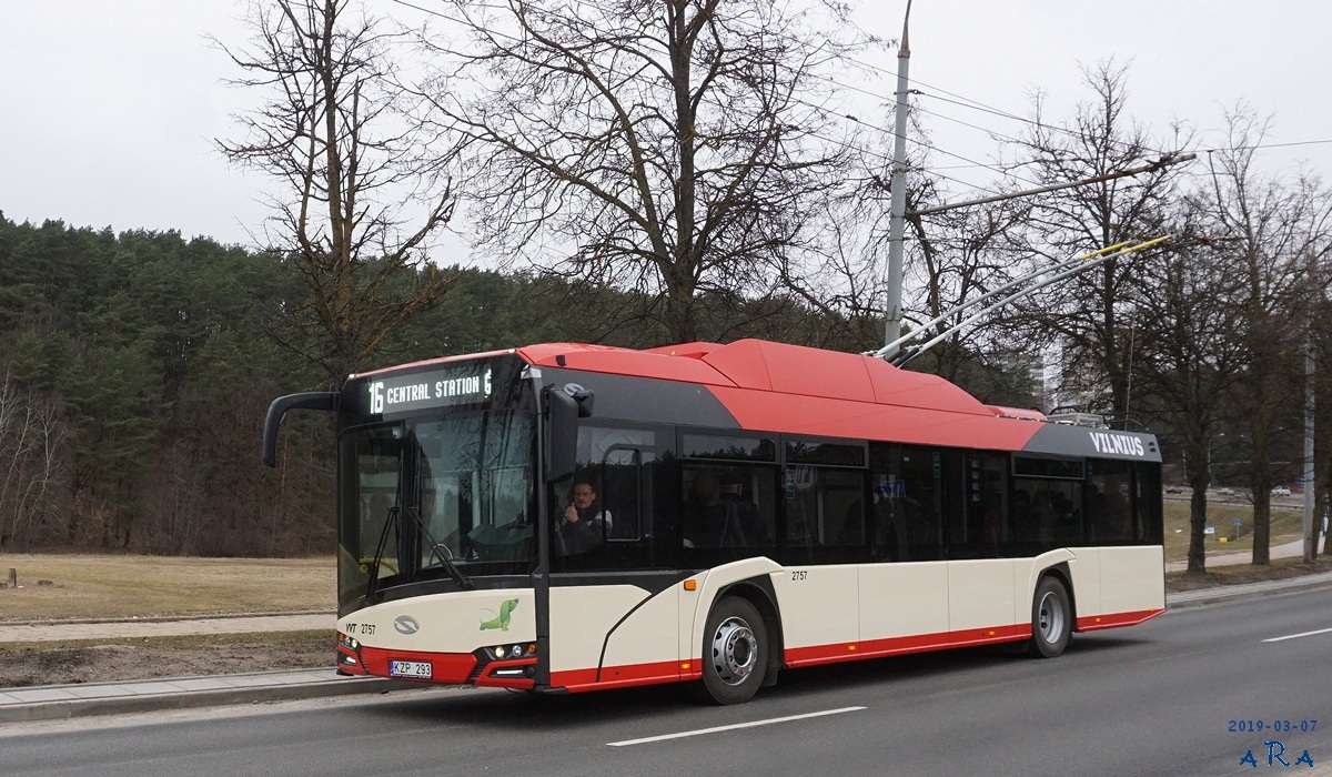 Vilnius, Solaris Trollino IV 12 Škoda č. 2757