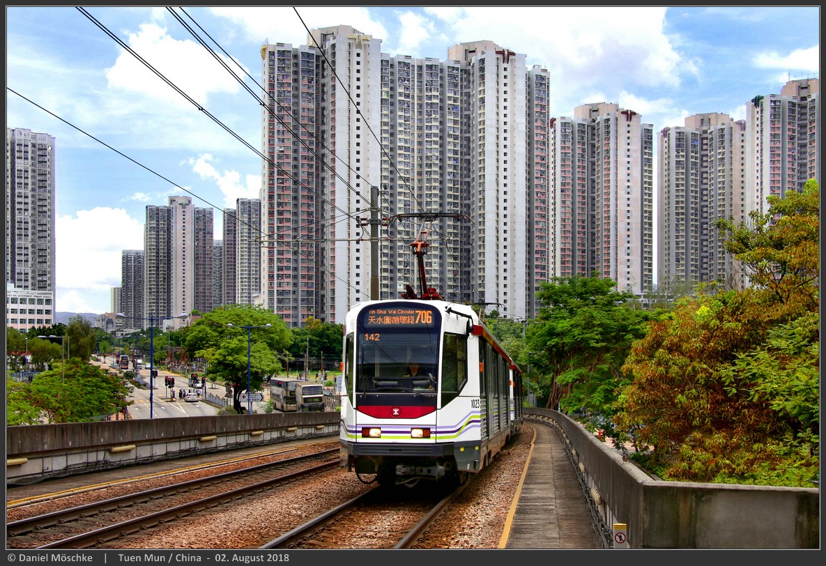 Hong Kong, Comeng Phase I LRV (mod. UGL) nr. 1023