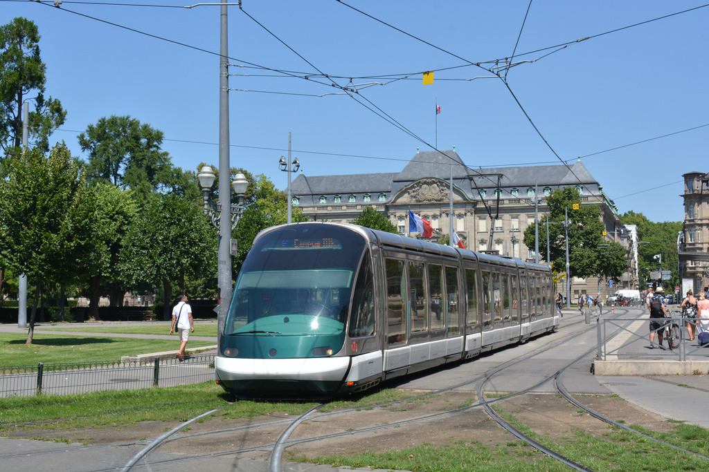 Strasbourg, Bombardier Eurotram (Flexity Outlook) № 1034