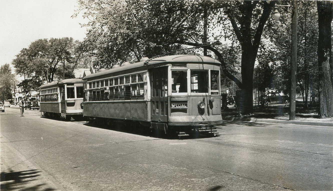 Schenectady, Brill 4-axle motor car N°. 208