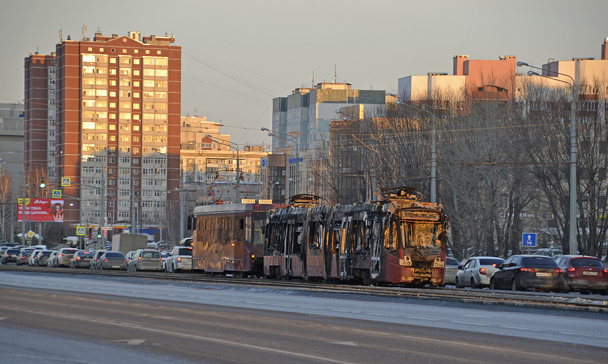 Казань, БКМ 84300М № 1302; Казань — Пожары