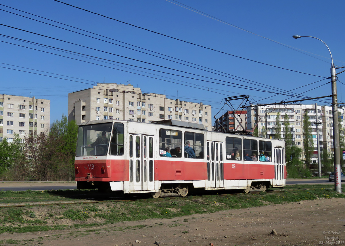 Lipetsk, Tatra T6B5SU N°. 119