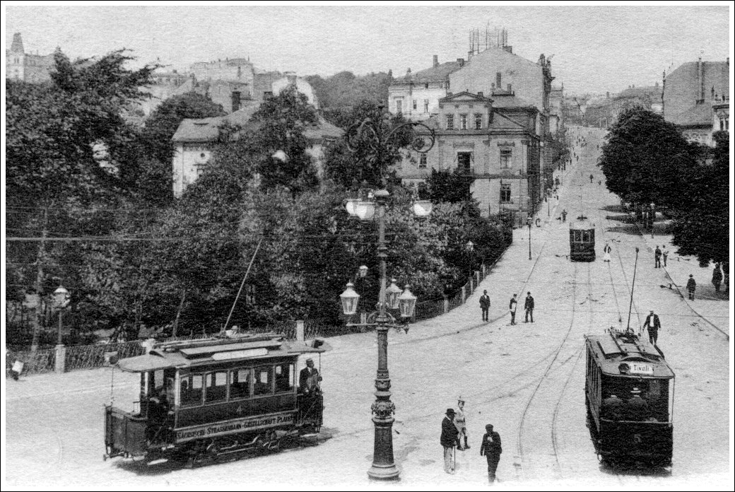 Plauen, Herbrand/AEG 2-axle motor car Nr 4; Plauen, Herbrand/AEG 2-axle motor car Nr 5; Plauen — Old photos • Alte Fotos