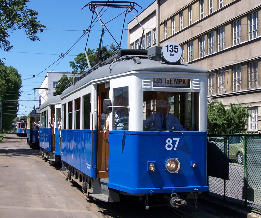 Краков, Sanok SN2 № 87; Краков — 135 лет городскому транспорту