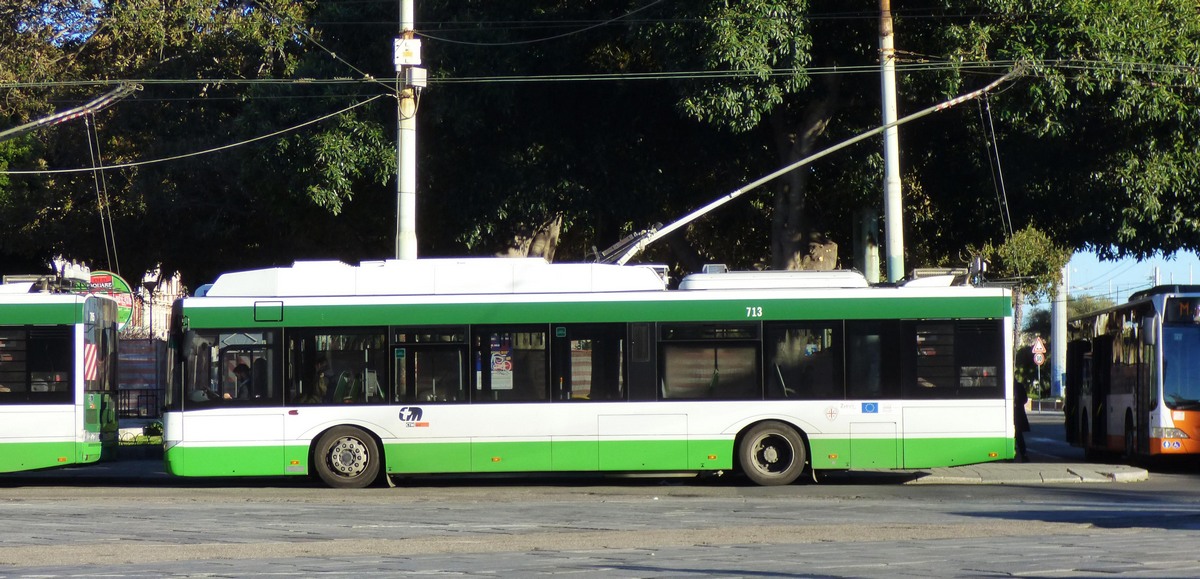 Cagliari, Solaris Trollino III 12 Škoda № 713