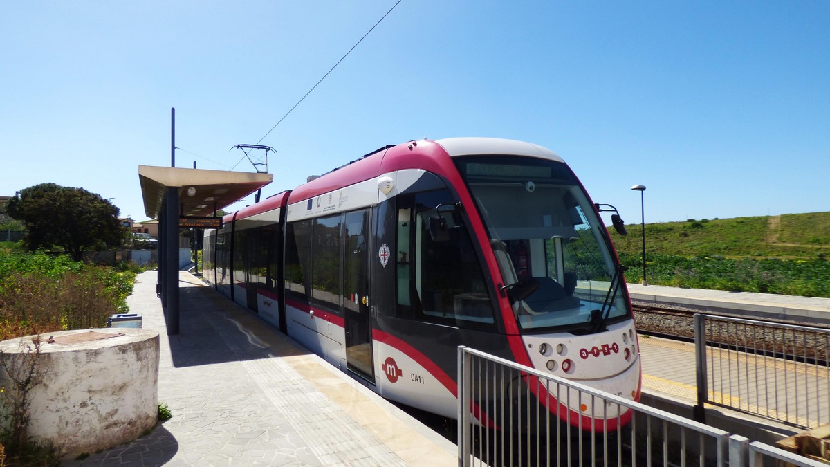 Cagliari, CAF Urbos 100 # CA 11