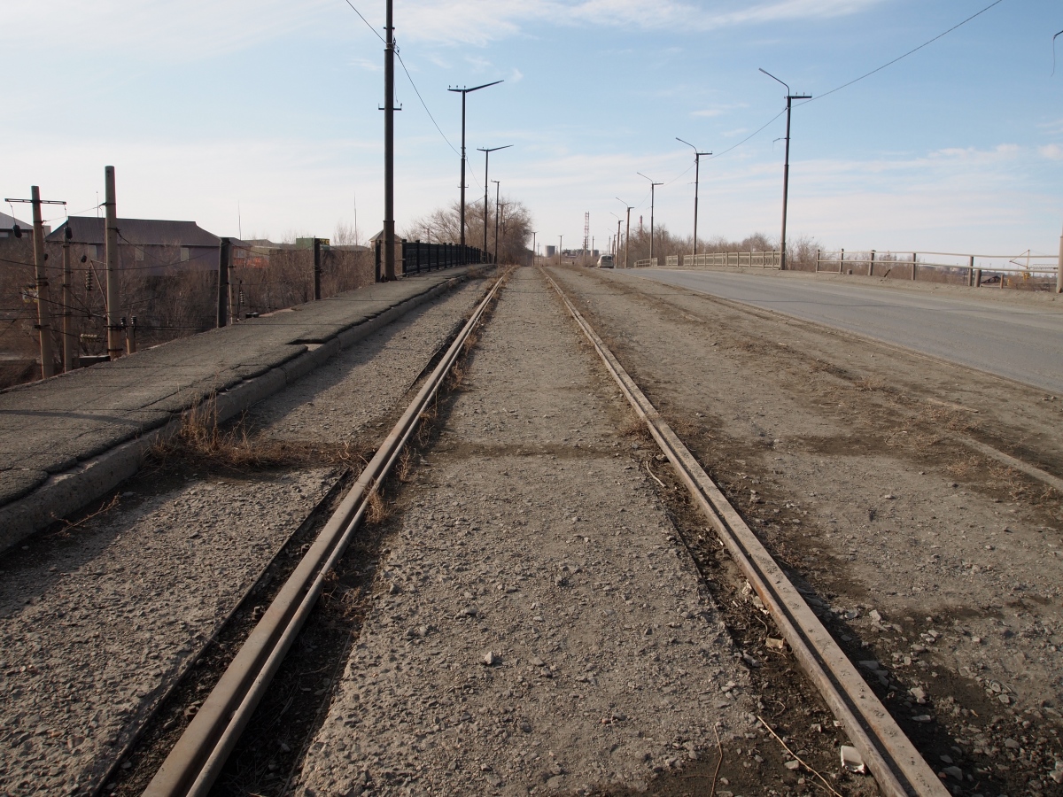 Orsk — Closed tramlines