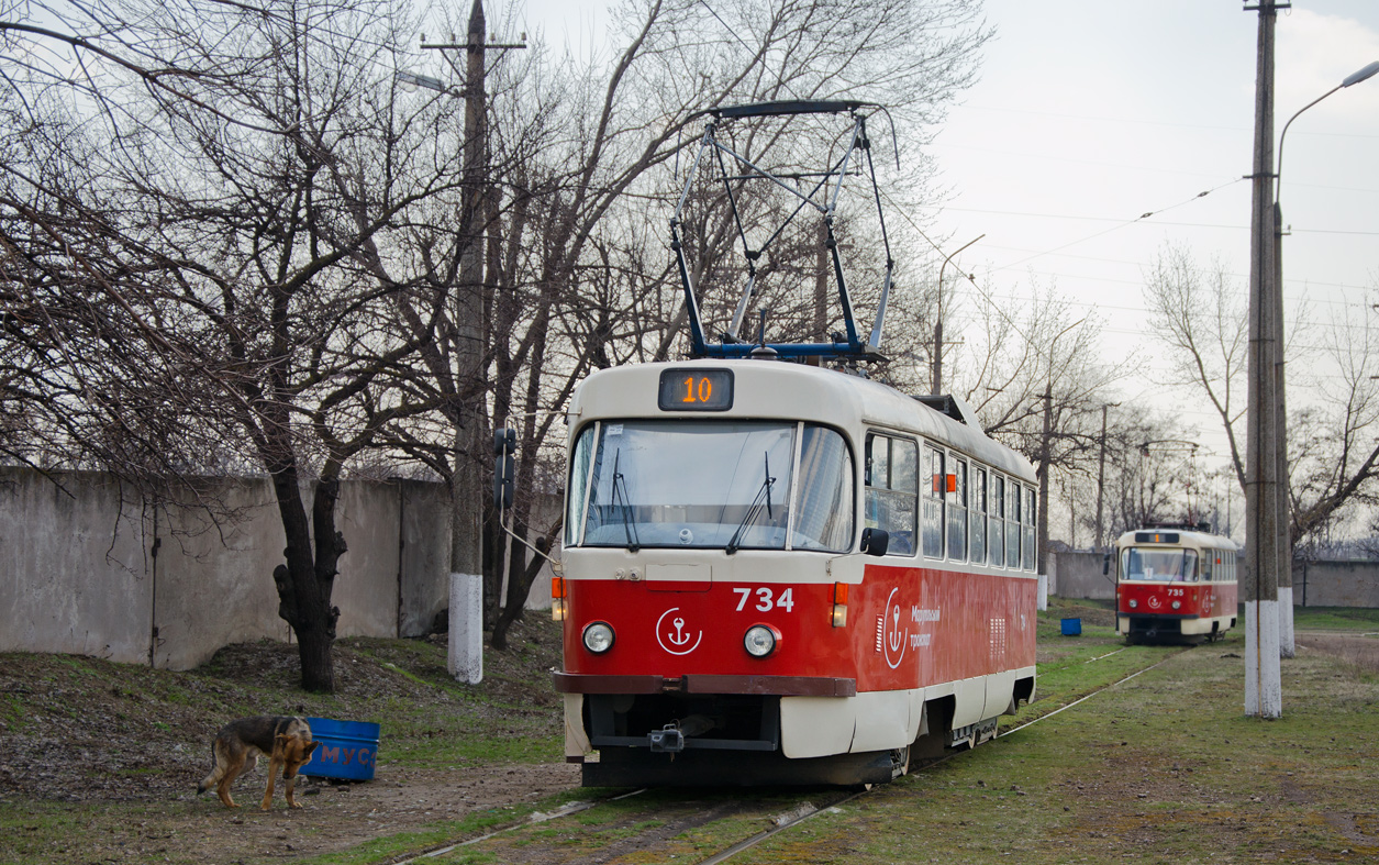Mariupol, Tatra T3A Nr. 734