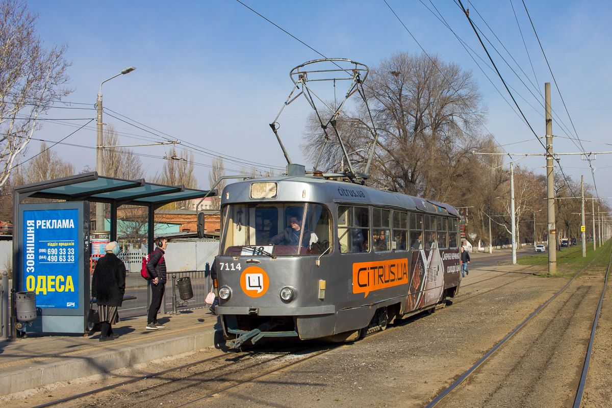 Одесса, Tatra T3SUCS № 7114
