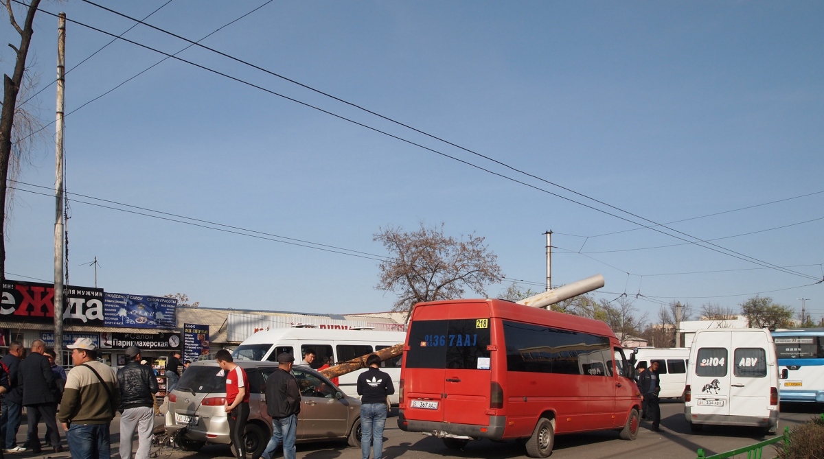 Бишкек — Проишествия с участием троллейбуса