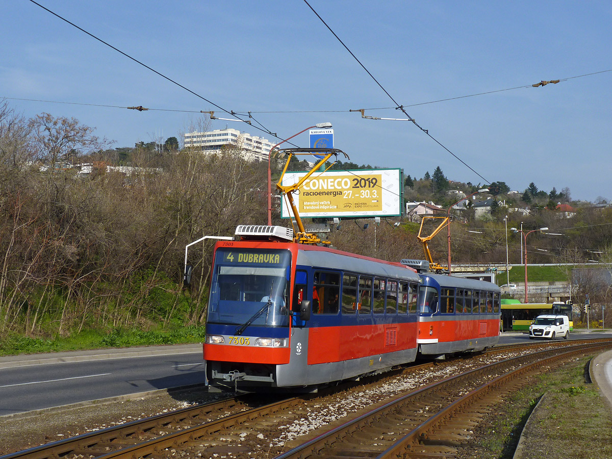 Братислава, Tatra T3AS № 7303; Братислава, Tatra T3MOD № 7304