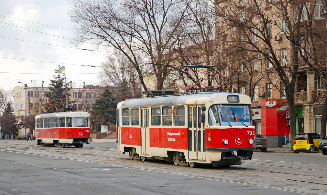 Мариуполь, Tatra T3A № 725